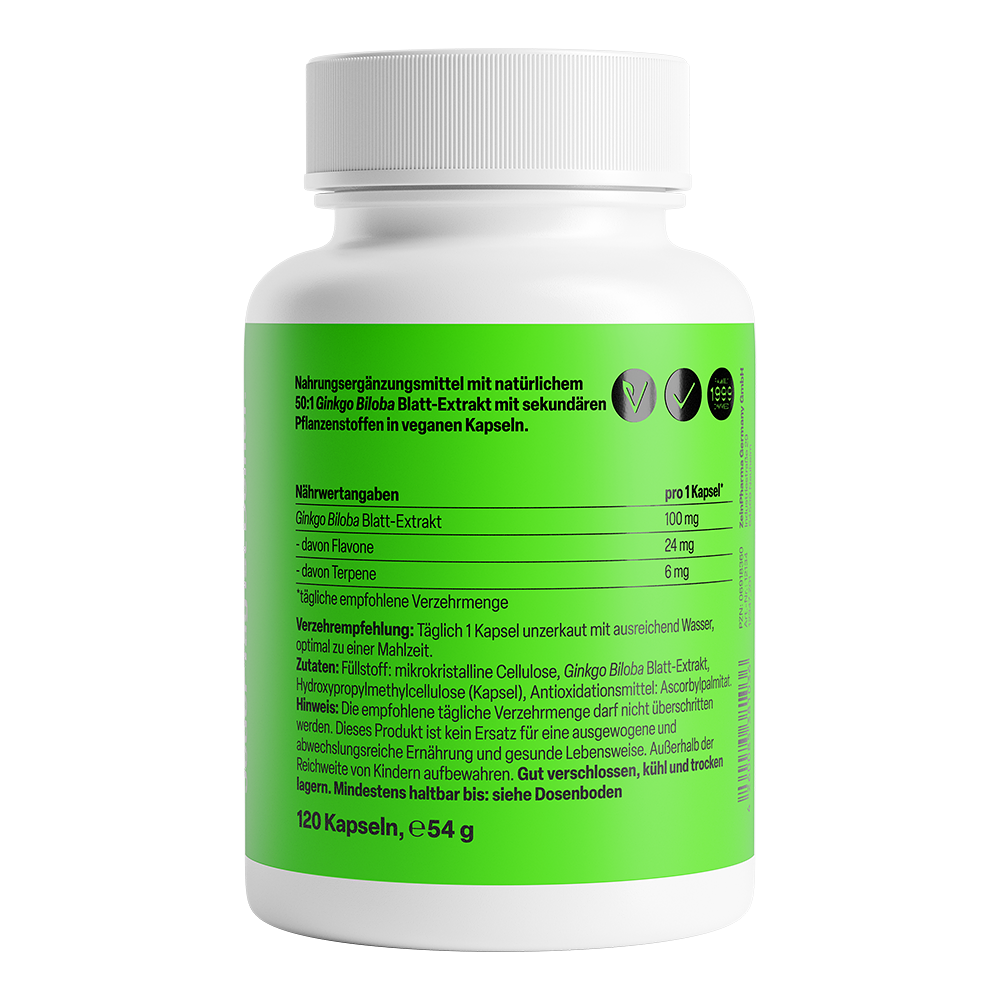 ZeinPharma Ginkgo Kapseln 100 mg - 图片 2