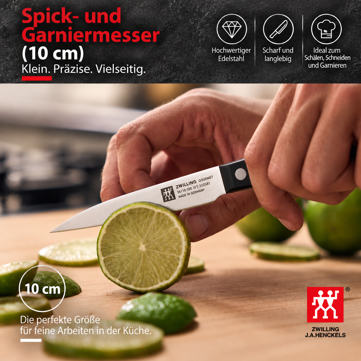 Zwilling Gourmet 5-tlg, Messerblockset, Natur - 图片 5