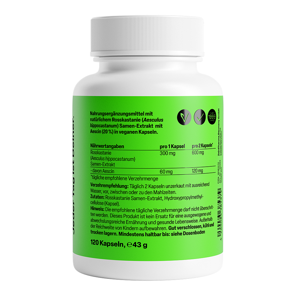 ZeinPharma Rosskastanie Kapseln 300 mg - 图片 2